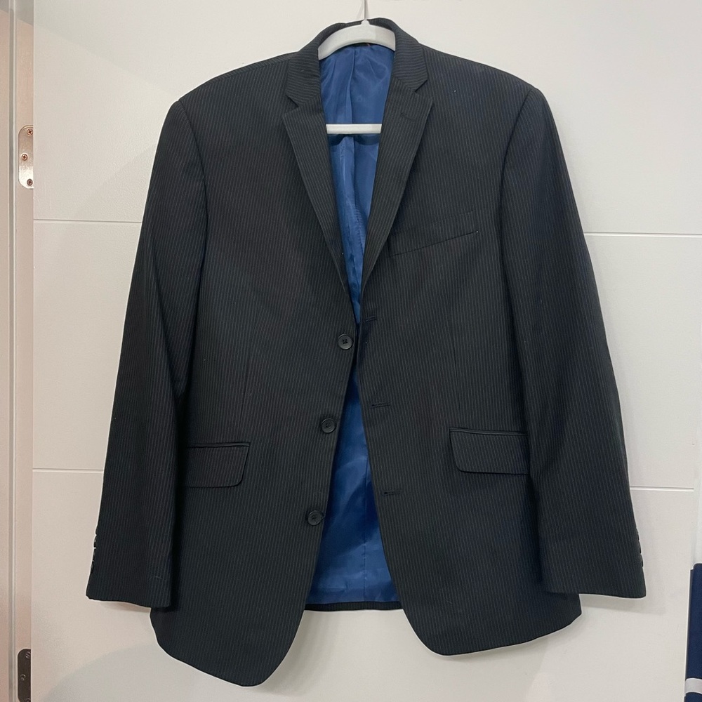 Men’s Striped Suit Jacket